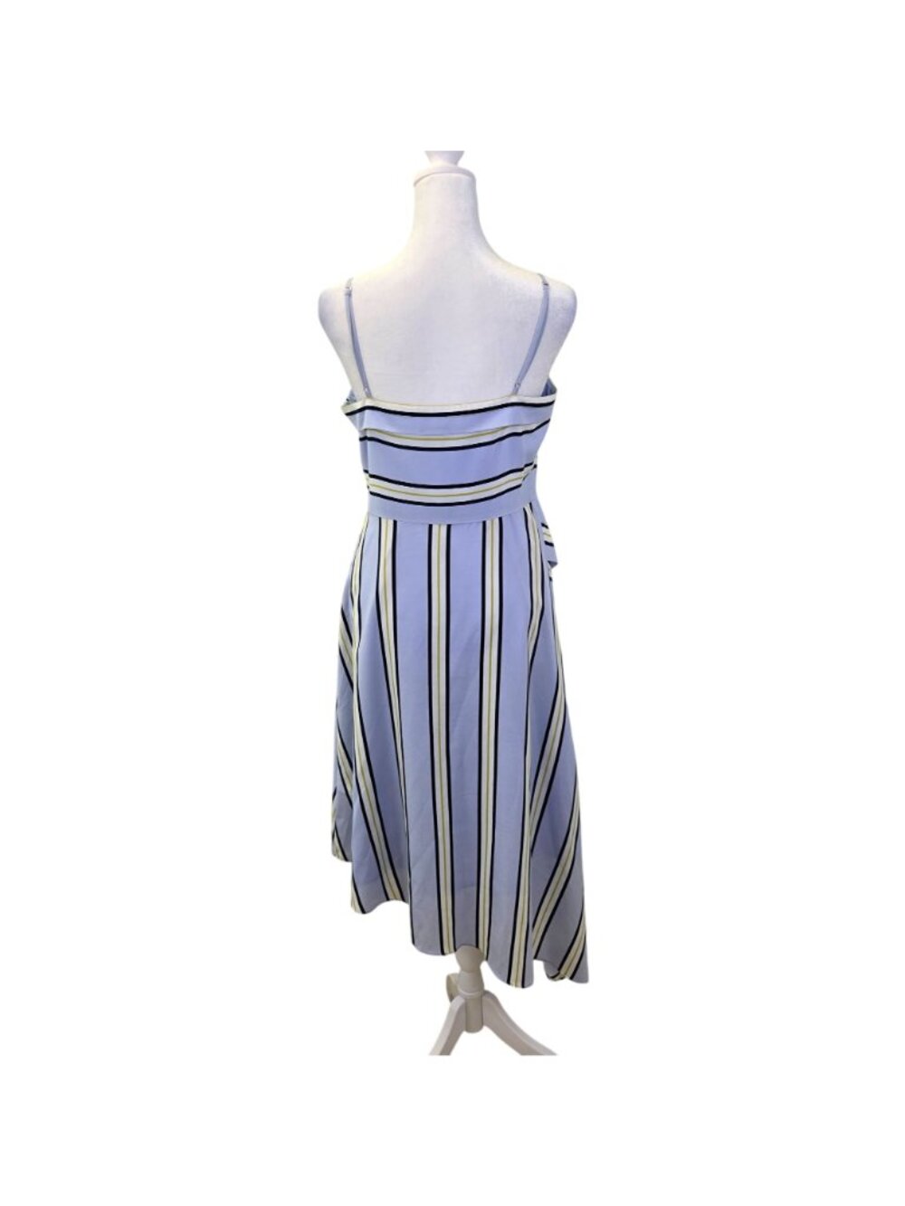 Banana Republic Asymmetrical Striped Fit & Flare Dress Size 4 - Picture 2 of 8